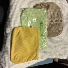 ポーチ3品　ローラアシュレイ　ロクシタン　等