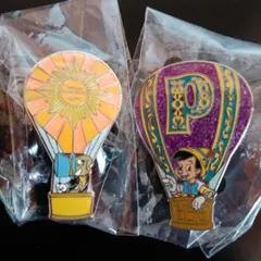 m*u様 東京ディズニーリゾート　ピノキオとジミニー・クリケット　ピンバッジ