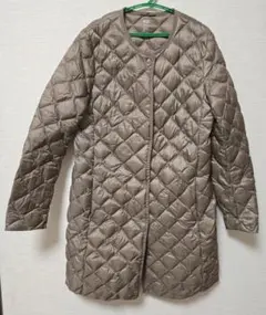UNIQLO キルティングジャケット Lサイズ 　ベージュ系