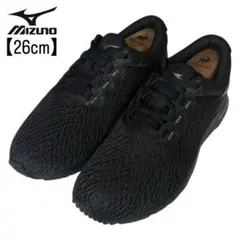 【未使用級】MIZUNO 26 ME-03 メッシュ ウォーキングシューズ 黒
