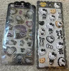 サンリオ　ドロップジュエリーシールハローキティマシュマロヒョウ柄ギャルシール