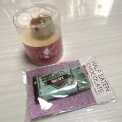 yakul pocket あんみつリング/チョコミントピンバッジ