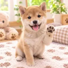 【1096】柴犬 豆柴 ステッカーシール・缶バッジ・キーホルダー等
