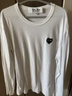 PLAY COMME des GARÇONS 長袖Tシャツ M ホワイト
