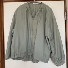 chocol raffine robe ジップアップブルゾン カーキ Fのサムネイル