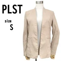 【S】PLST プラステ レディース 薄手 ジャケット ベージュ