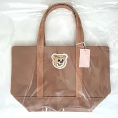 フェイラー オールドテディ ワッペントートバッグ ベージュ 小サイズ