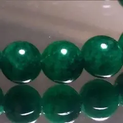 【天然石】グリーンエメラルド 8mm ブレスレット eme08008