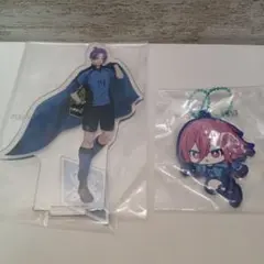 一番くじ ブルーロック アクリルスタンド&ラバーチャーム2点