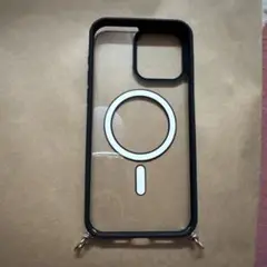 iPhone 15 Pro Maxケース クリア ショルダー MagSafe対応
