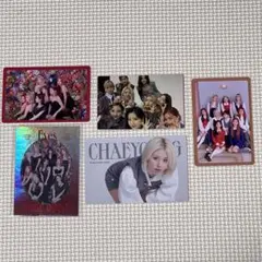 TWICE チェヨン&TWICE全員　トレカ5枚セット