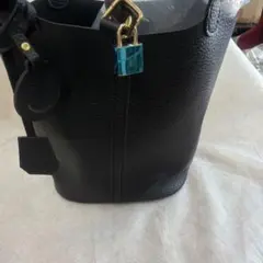 レディース キューブバッグ ハンドバッグ キューブ型 バケツバッグ ソフトレザー