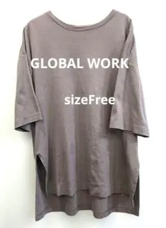 GLOBAL WORK 半袖 Tシャツ Freeサイズのサムネイル