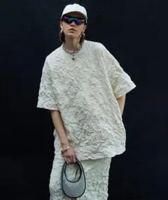 prank project ワッシャープリーツカットソー