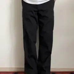 USA企画 Dickies 874 ワークパンツ ブラック センタープレス 34