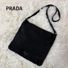 ☆極美品☆PRADA プラダ　ショルダーバック　サコッシュ　ナイロン　ブラックのサムネイル