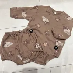 futafuta フタくま ロンパース・ブルマセット