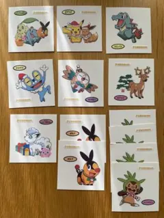 ポケモンパン シール ポケモンカフェ ラメ ゲンガー リザードン