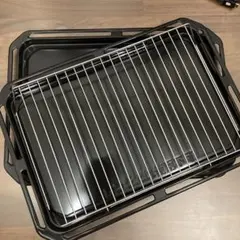 東芝 石窯ドームER-RD3000 付属品 角皿2枚&焼き網セット 中古のサムネイル