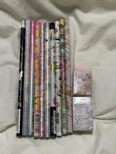 消しゴムと鉛筆セット