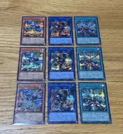 遊戯王　ヴァレット　ヴァレル　デッキパーツ　シークレット　3種類9枚