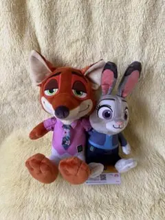 ズートピア ぬいぐるみセット ニック・ジュディ