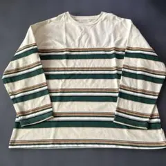 ニコアンドボーダーTシャツL