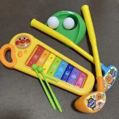 アンパンマンシロフォン&ゴルフセット