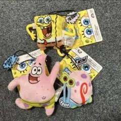 スポンジ・ボブ セリフ付きマスコット 全3種 ぬいぐるみ パトリック ゲイリー