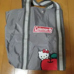 Coleman ハローキティ エコバッグ グレー