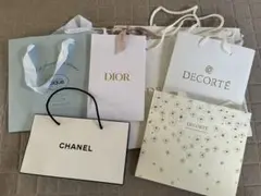 コスメデコルテ　Dior CHANEL ジェラピケ　ショッパー　紙袋　まとめ売り