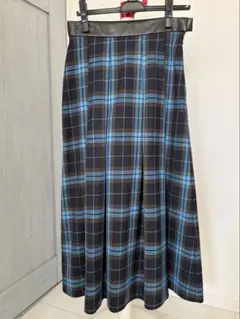お値下げ⭐︎ドレステリア　チェック　タックスカート　36サイズ