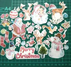 マステ　フレークシール（クリスマスD）