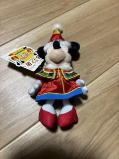 ディズニーランド購入 ミニーマウス クリスマスぬいぐるみ 約20cm