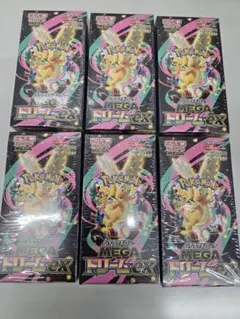 ポケモンカード MEGA ドリームex 6箱 セット 新品未開封 シュリンク付