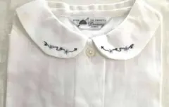 お受験　襟付き 半袖ブラウス　ドレッサージュ120