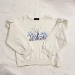 【中古】べべ　フリル　トレーナー　１１０のサムネイル