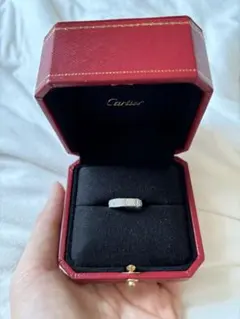 Cartier ラブリング 3Pダイヤモンドクラシックモデル 53サイズ 約9g 