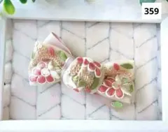 【omochi.様】刺繍リボンバレッタ2点セット