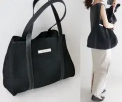 美品☆qbag paris ネストジップ付きM サイズ ブラック