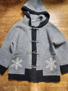エレッセellesse　エスニックウールパーカー　Mサイズ　ウール100%のサムネイル