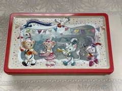 【値下げ】ディズニー ダッフィーアンドフレンズ お菓子缶 缶