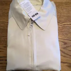 ユニクロ U　ジップアップショートブルゾン 30 NATURAL