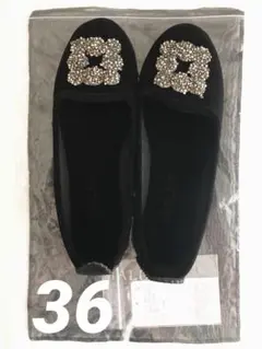 L'Appartement 【MALUS】 Velvet bijou shoes