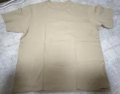 GU ベージュ Tシャツ Lサイズ 100%コットン