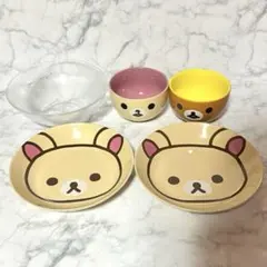 【未使用】LAWSON リラックマ コリラックマ どんぶり 皿 食器セット
