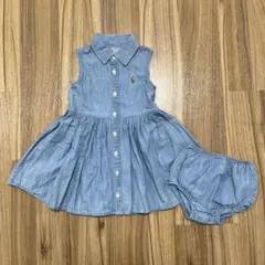 Ralph Lauren デニムワンピース セット　12M 80
