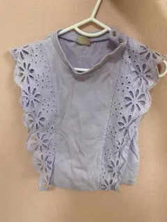 ❤️プティマイン 花柄フリルトップス 80cm