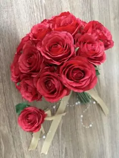 アーティフィシャルフラワー ブーケ バラ