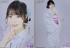 NMB48 卒業生 李始燕 ランダム 直筆生写真 2021 August コンプ